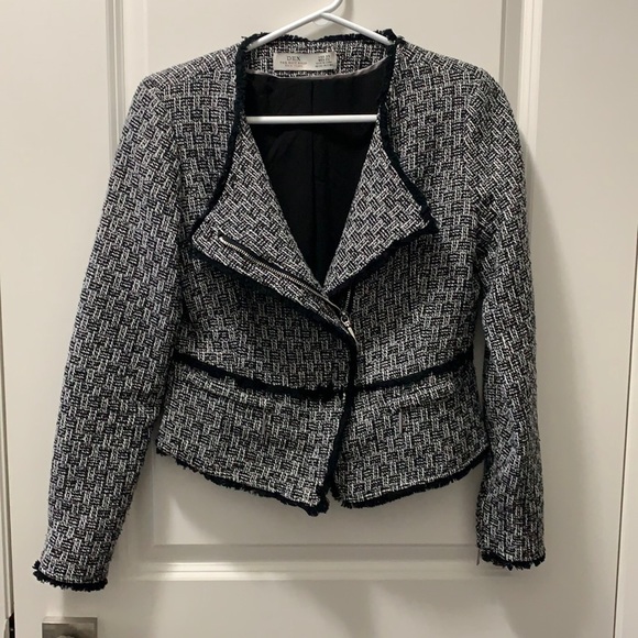 Tweed Moto Blazer Jacket - Picture 4 of 12